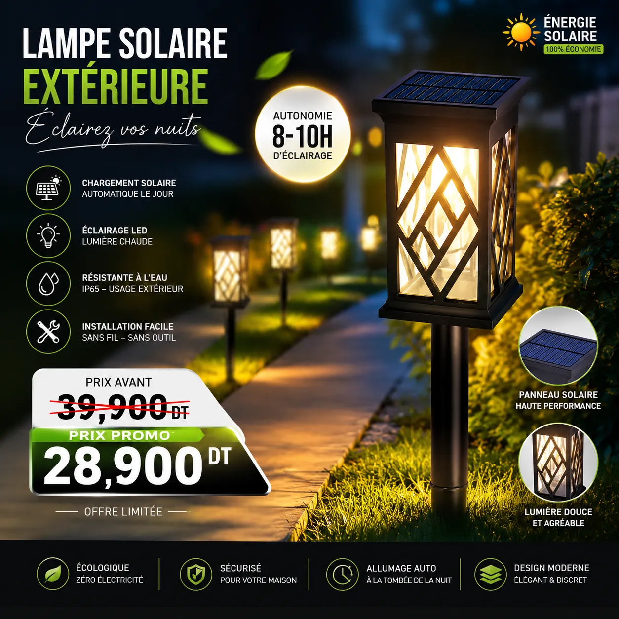 ChatGPT Image 28 juin 2026, 15_11_34.png Lampe Solaire LED Extérieure Jardin Étanche IP65 Automatique – Image 1
