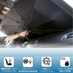 Pare-Soleil Pare-Brise Voiture Pliable | Protection UV Anti-Chaleur – Image 3