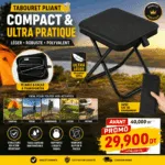 Tabouret Pliant Compact Portable | Camping, Pêche, Randonnée | MAXshop Tunisie