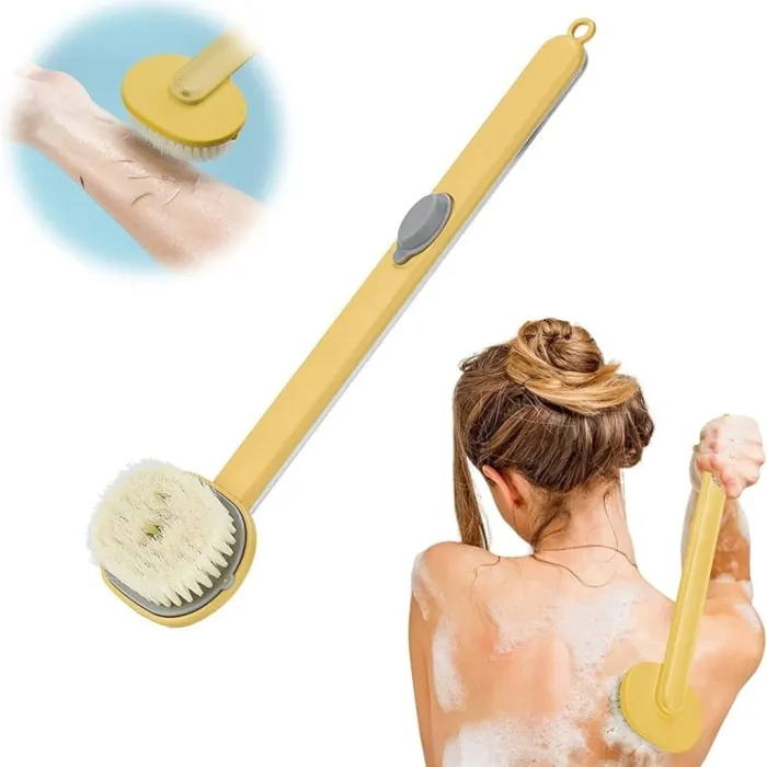 Brosse de douche ergonomique