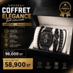 Coffret Montre Homme avec 3 Bracelets | Élégance Premium