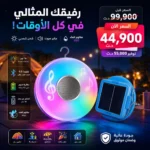 Lampe LED Solaire Musicale Bluetooth RGB Rechargeable IPX7