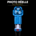Lampe Rechargeable Solaire 5 en 1 avec Ventilateur USB , Power Bank et Lampe Torche – Image 4