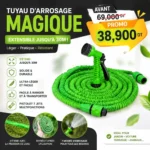 Tuyau d'Arrosage Extensible Magique 30M | Léger, Résistant & Multifonction