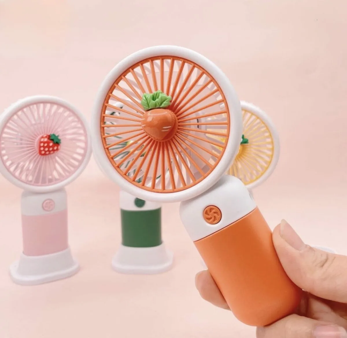Mini Ventilateur Portable Rechargeable USB 3 Vitesses Silencieux – Image 4