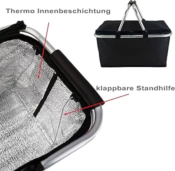 Panier Isotherme Pliable 28L | Sac Thermique Grande Capacité – Image 6