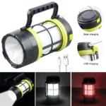 Lanterne Solaire Rechargeable 3-en-1 | Lampe LED, Torche & Power Bank USB – Image 6