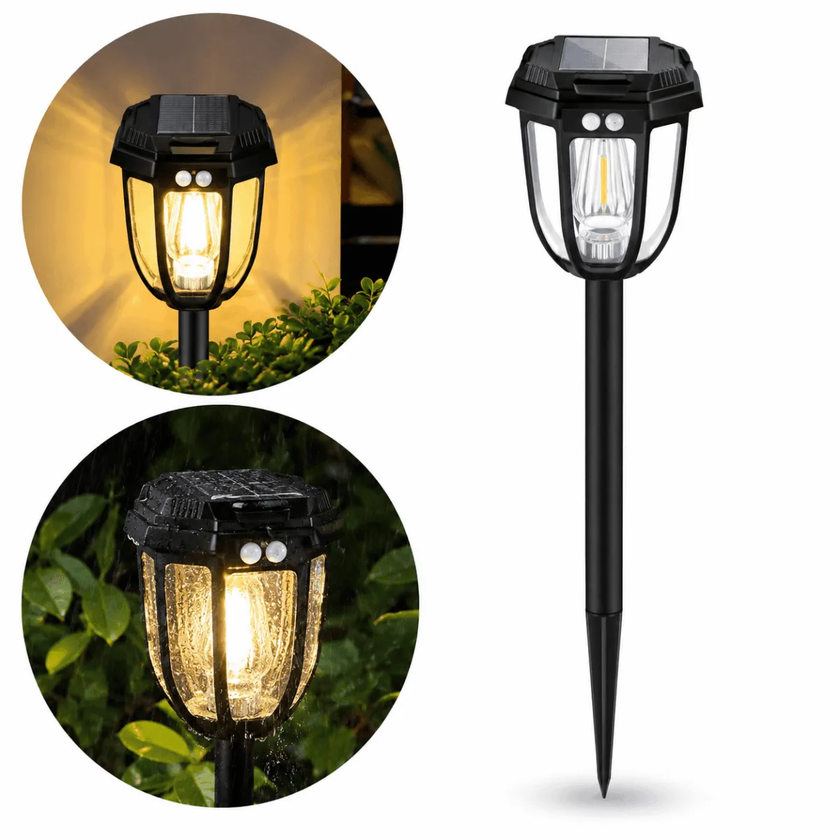 Lampe Solaire LED avec Détecteur de Mouvement IP65 – Image 2