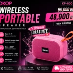 Enceinte Bluetooth Portable OKOP KP-800 – Son 360° & Basses Puissantes