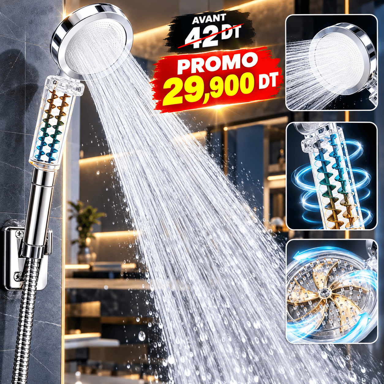 CAE9A52A-5D89-468C-B59A-3FBB845FEDC9 Pommeau de Douche Haute Pression avec Hélice – Jet Puissant & Économie d’Eau – Image 1